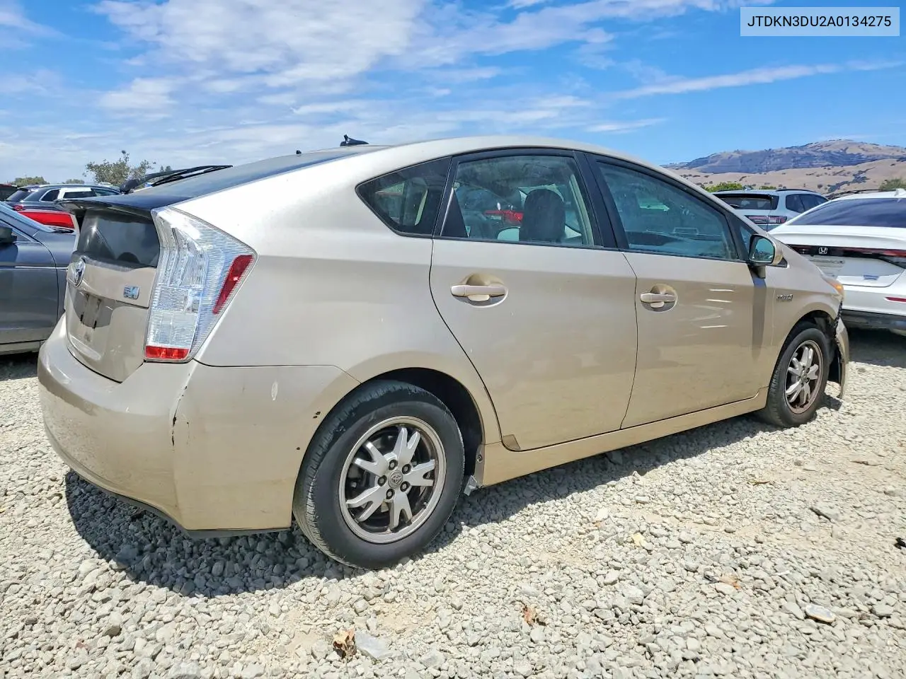 2010 Toyota Prius Iv VIN: JTDKN3DU2A0134275 Lot: 61971196
