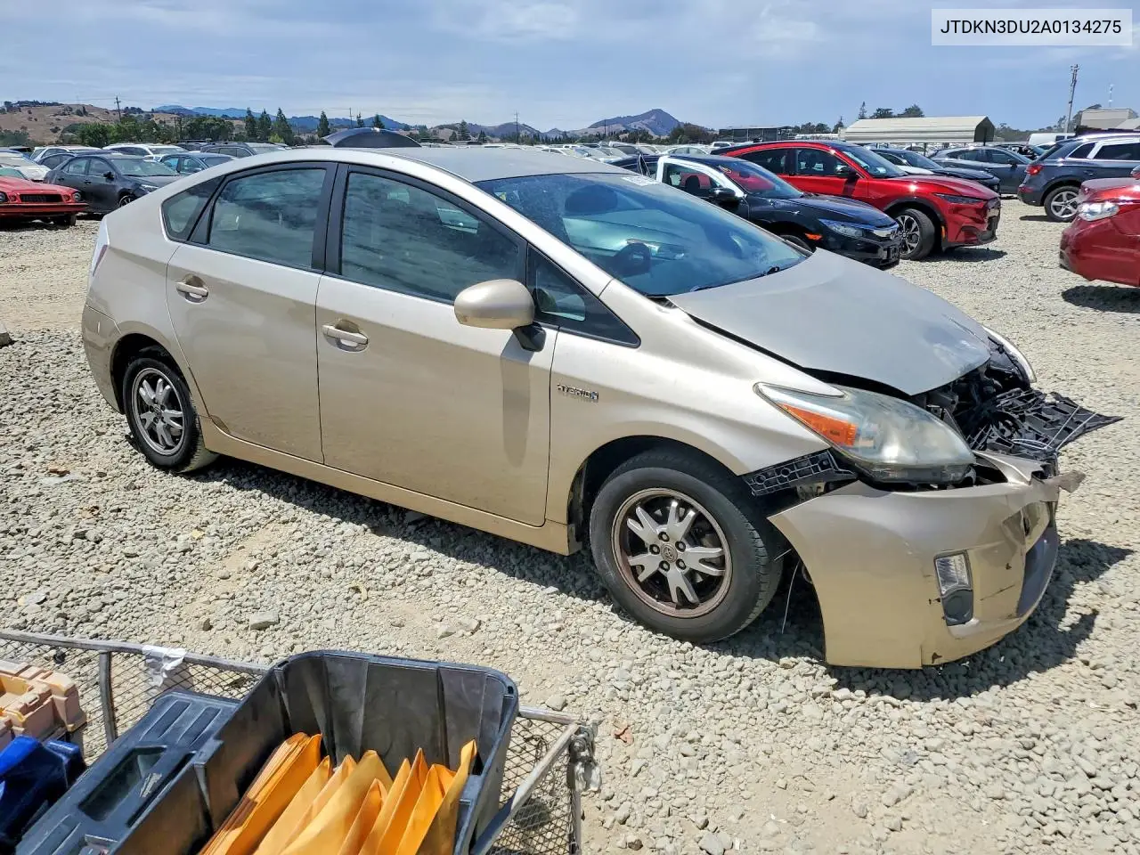 2010 Toyota Prius Iv VIN: JTDKN3DU2A0134275 Lot: 61971196