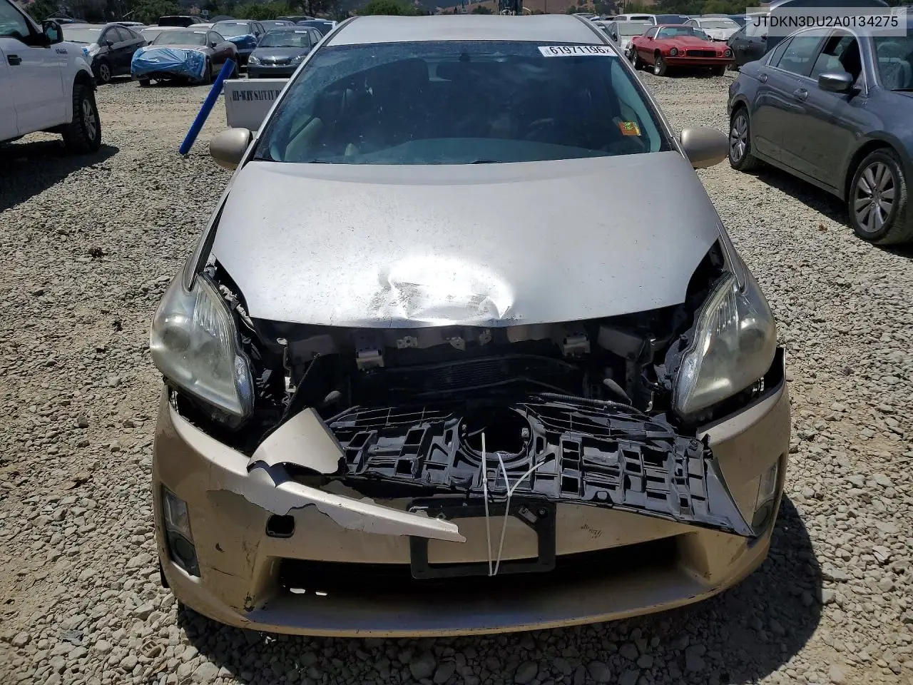 2010 Toyota Prius Iv VIN: JTDKN3DU2A0134275 Lot: 61971196