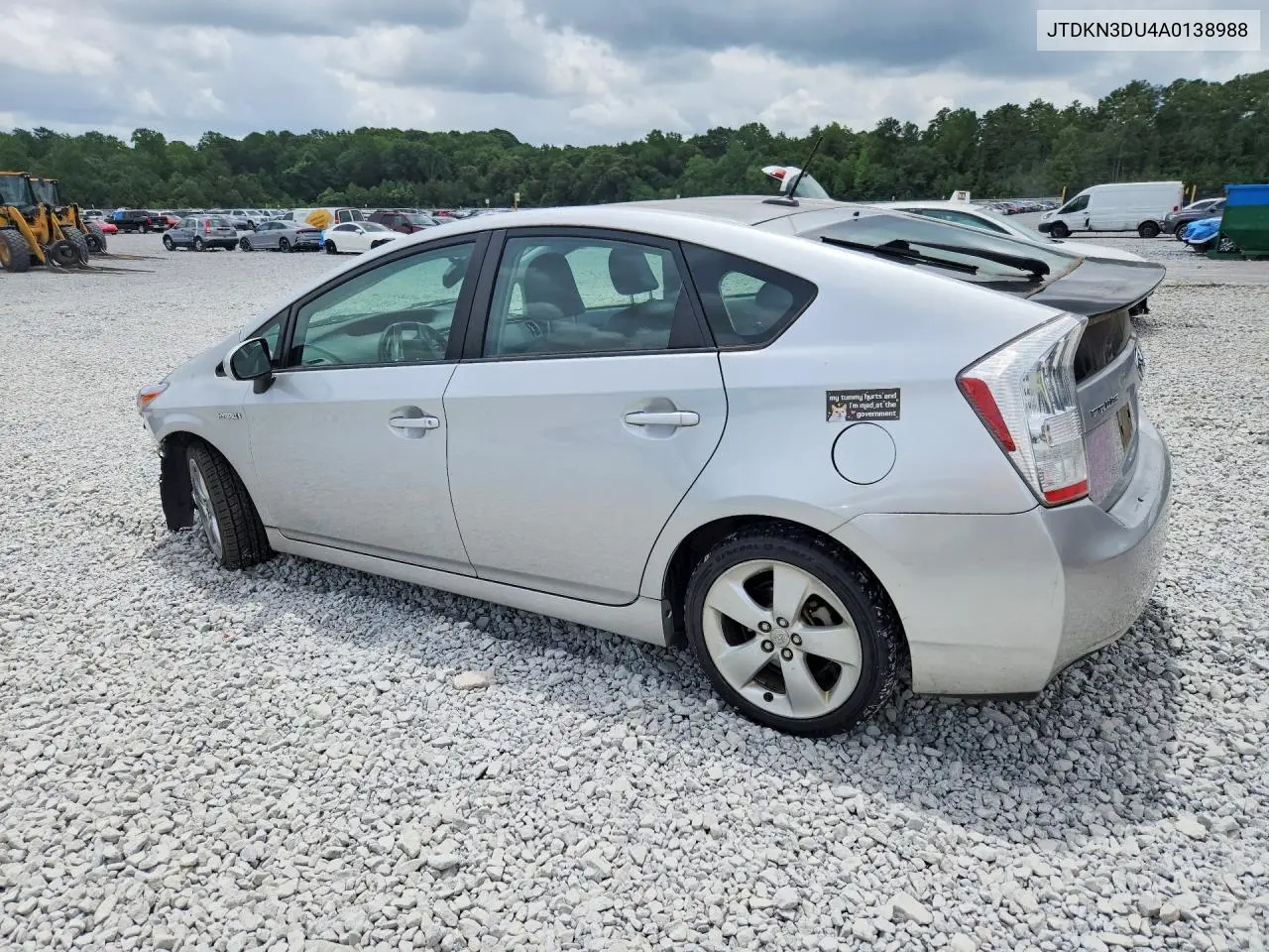 2010 Toyota Prius V VIN: JTDKN3DU4A0138988 Lot: 62196766