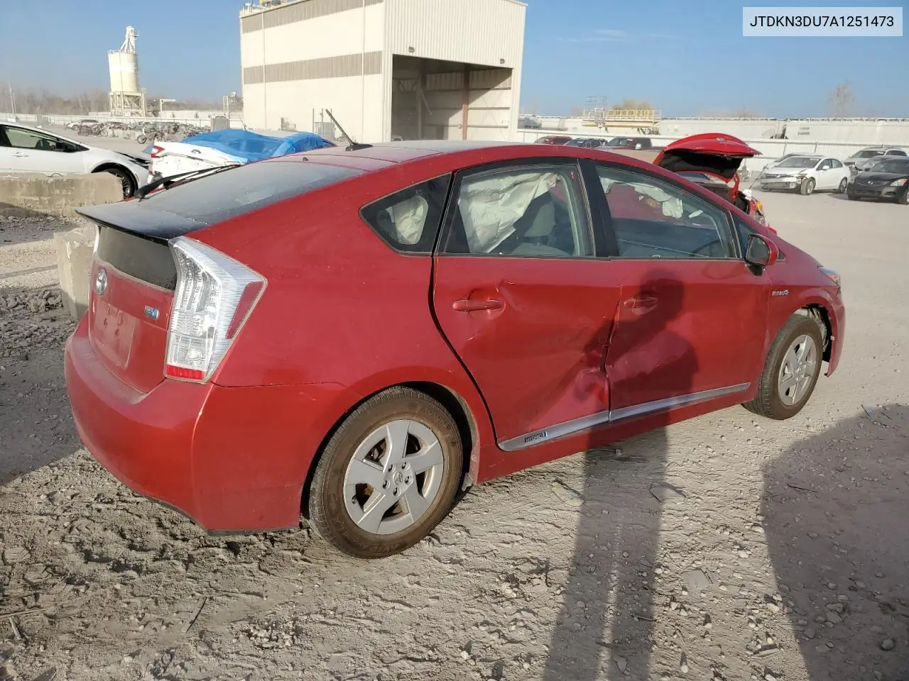 JTDKN3DU7A1251473 2010 Toyota Prius Iii