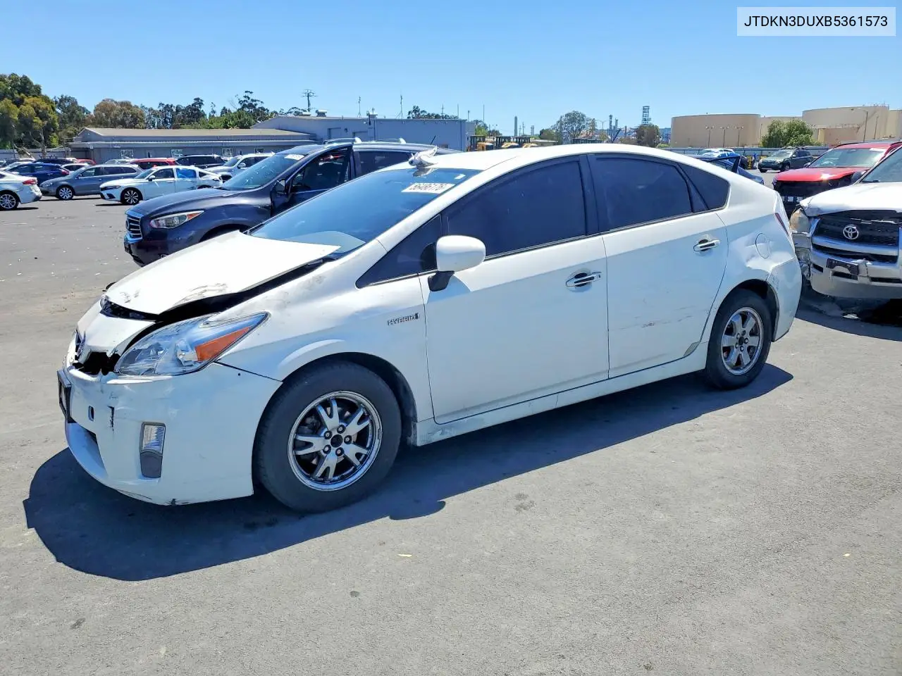 2011 Toyota Prius Two VIN: JTDKN3DUXB5361573 Lot: 56486176