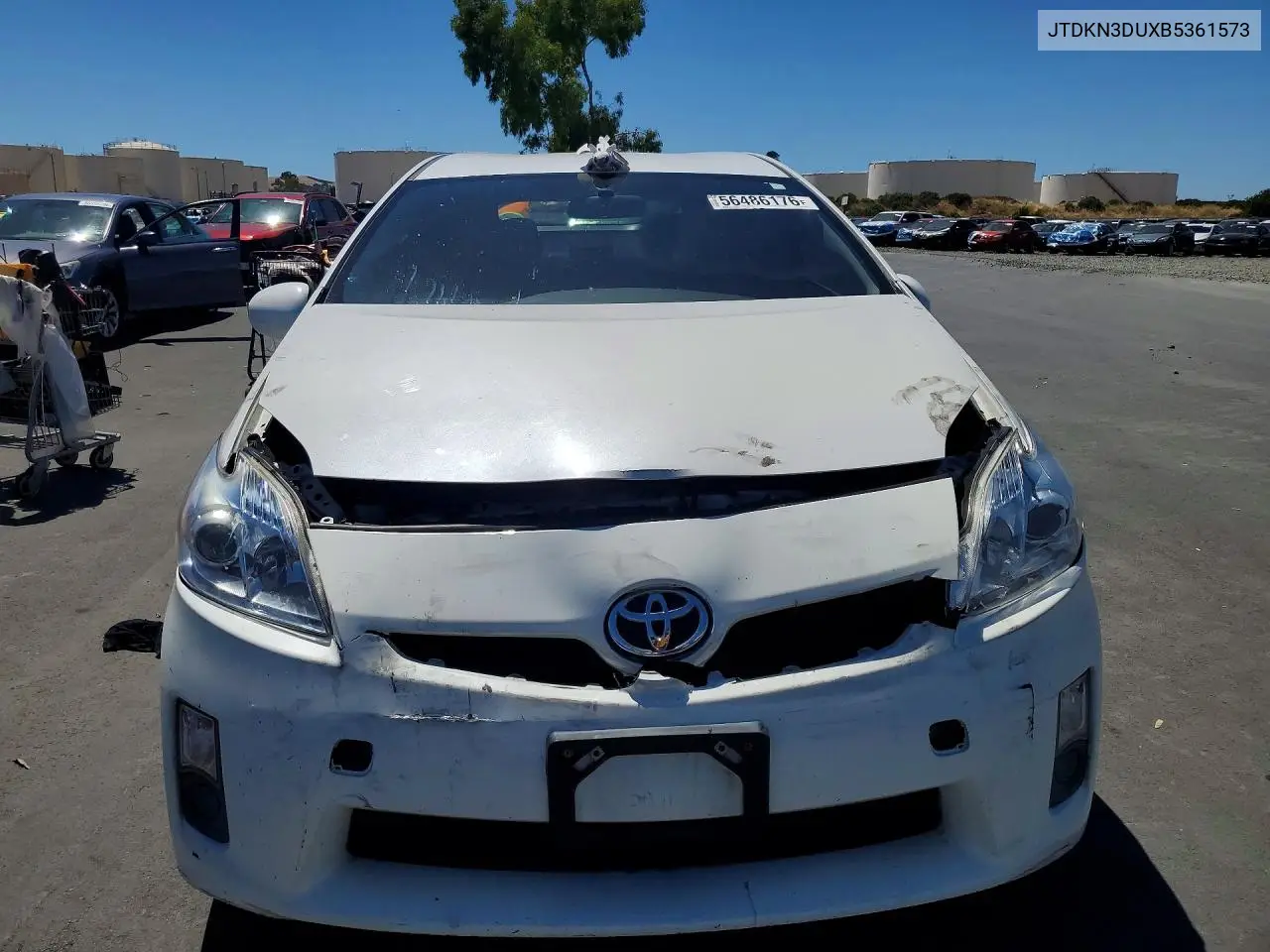 2011 Toyota Prius Two VIN: JTDKN3DUXB5361573 Lot: 56486176