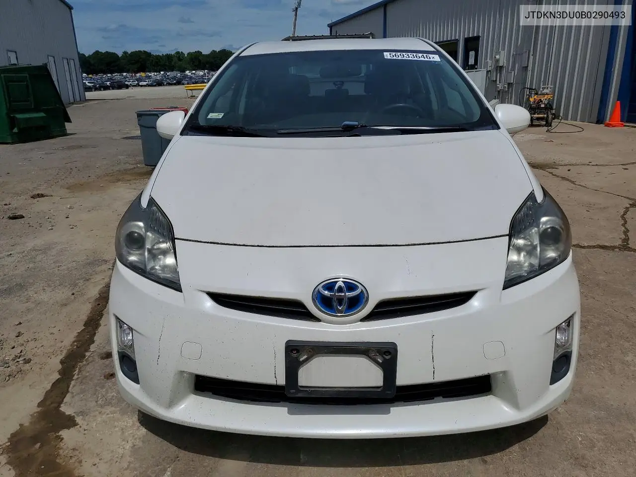 2011 Toyota Prius Two VIN: JTDKN3DU0B0290493 Lot: 56933646
