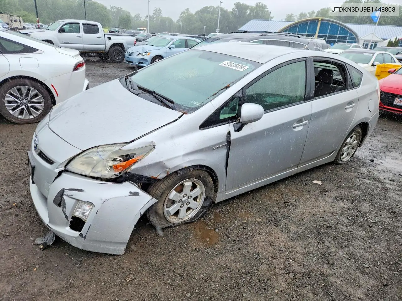 2011 Toyota Prius Two VIN: JTDKN3DU9B1448808 Lot: 57035436