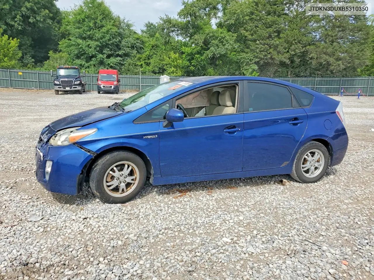 2011 Toyota Prius Three VIN: JTDKN3DUXB5310350 Lot: 57414856