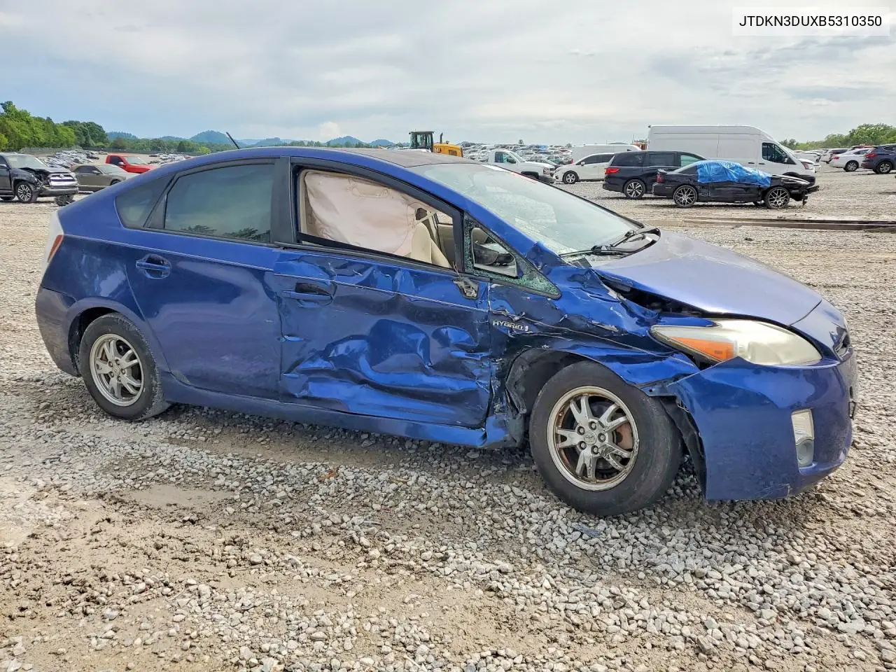 2011 Toyota Prius Three VIN: JTDKN3DUXB5310350 Lot: 57414856