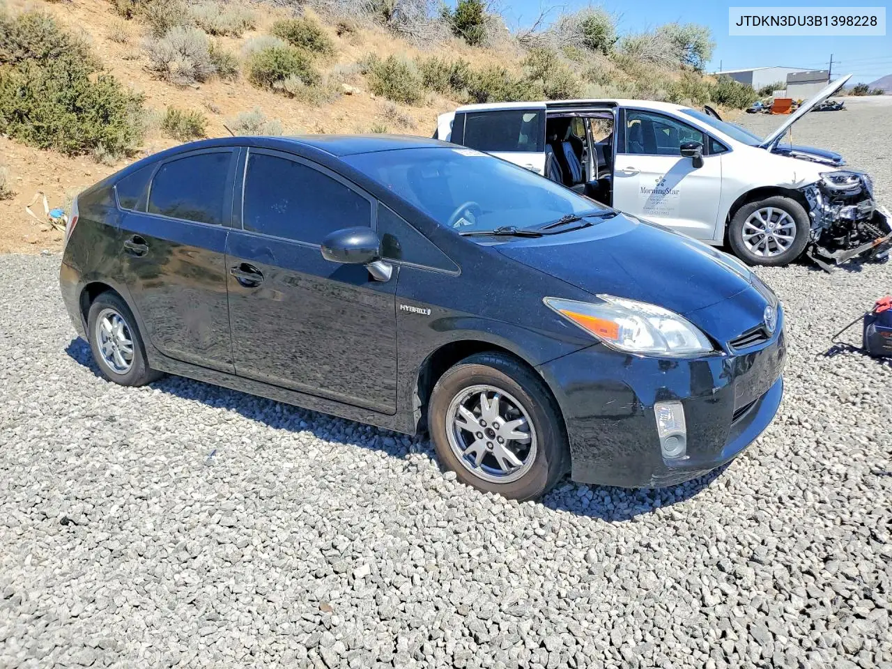 2011 Toyota Prius Two VIN: JTDKN3DU3B1398228 Lot: 60126396