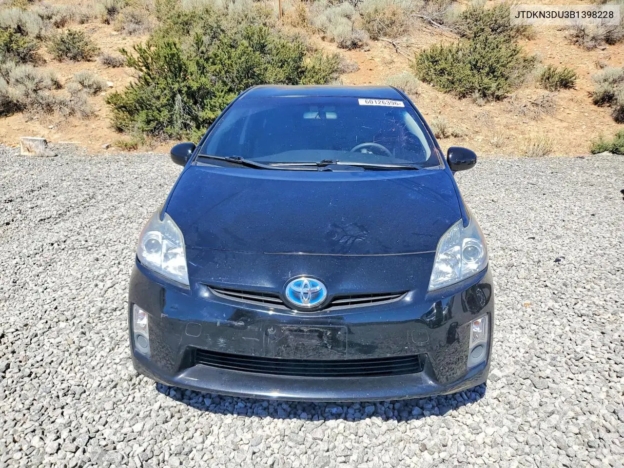 2011 Toyota Prius Two VIN: JTDKN3DU3B1398228 Lot: 60126396