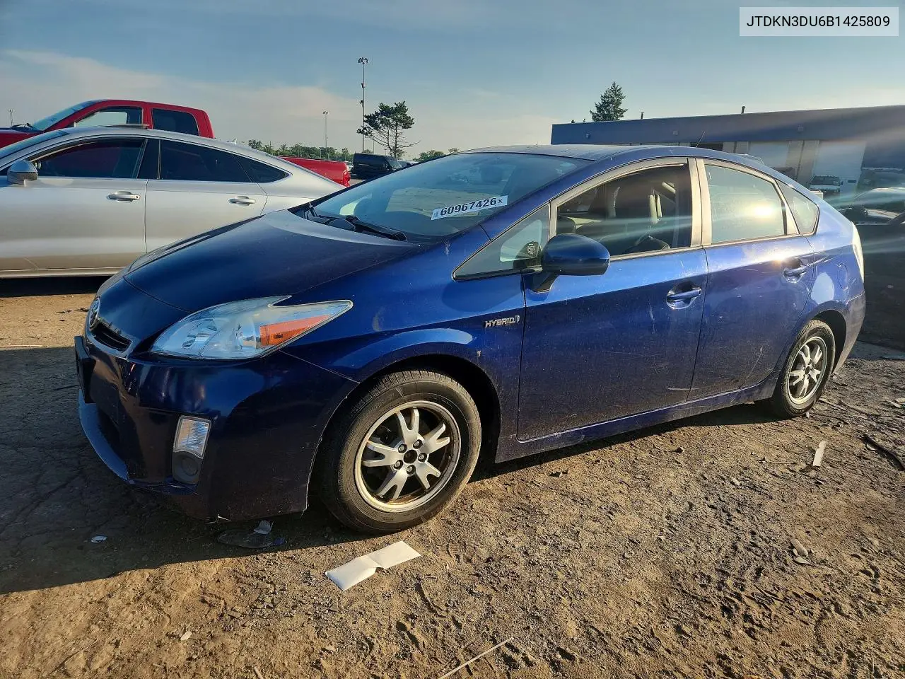 2011 Toyota Prius Four VIN: JTDKN3DU6B1425809 Lot: 60967426