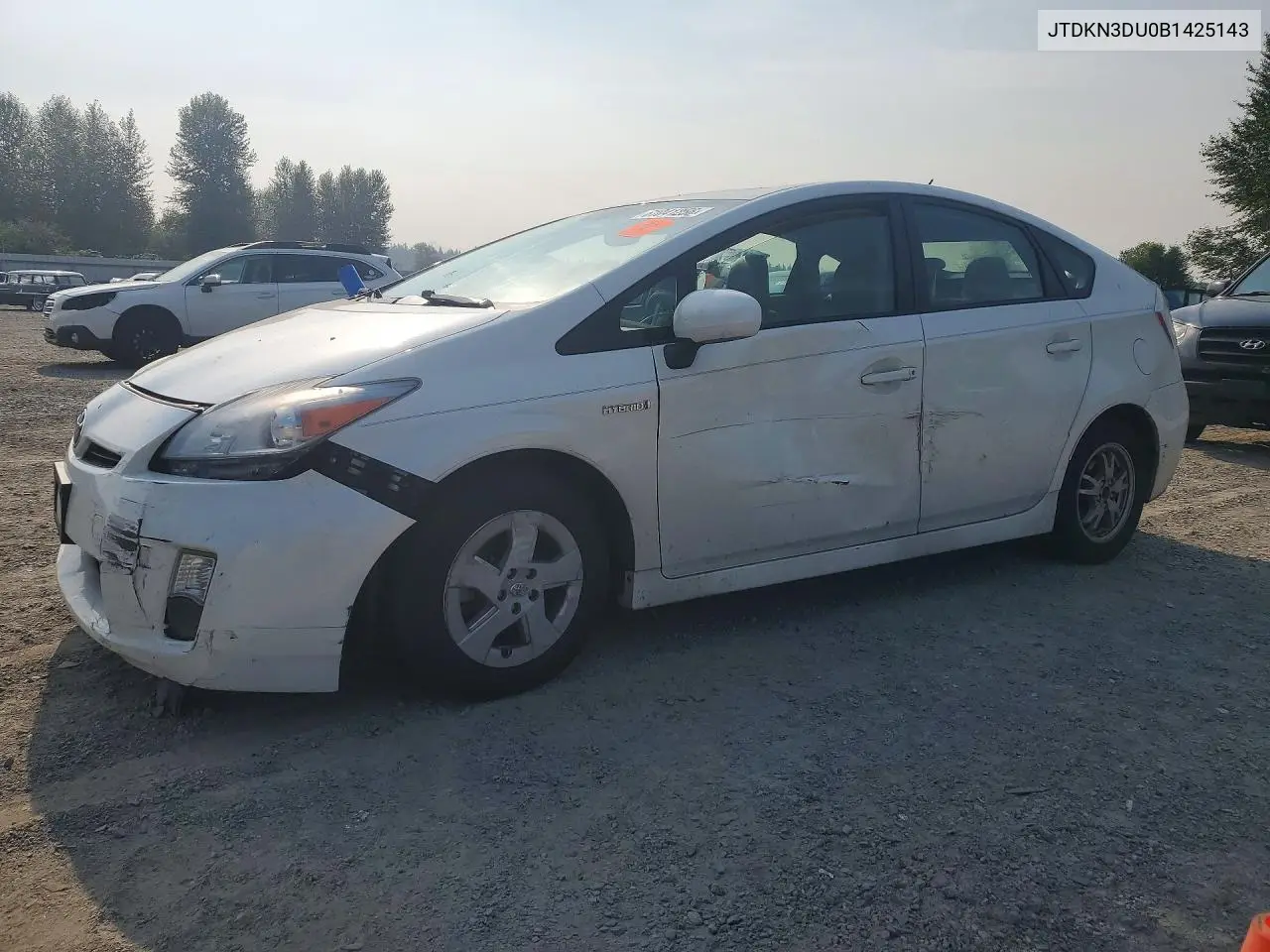 2011 Toyota Prius Four VIN: JTDKN3DU0B1425143 Lot: 61041256