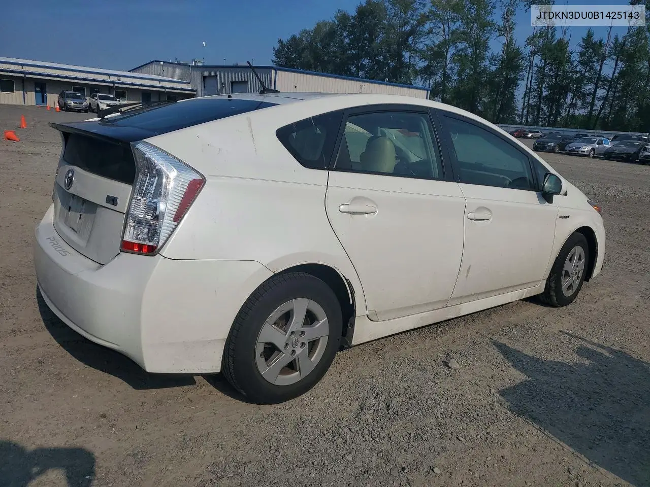 2011 Toyota Prius Four VIN: JTDKN3DU0B1425143 Lot: 61041256