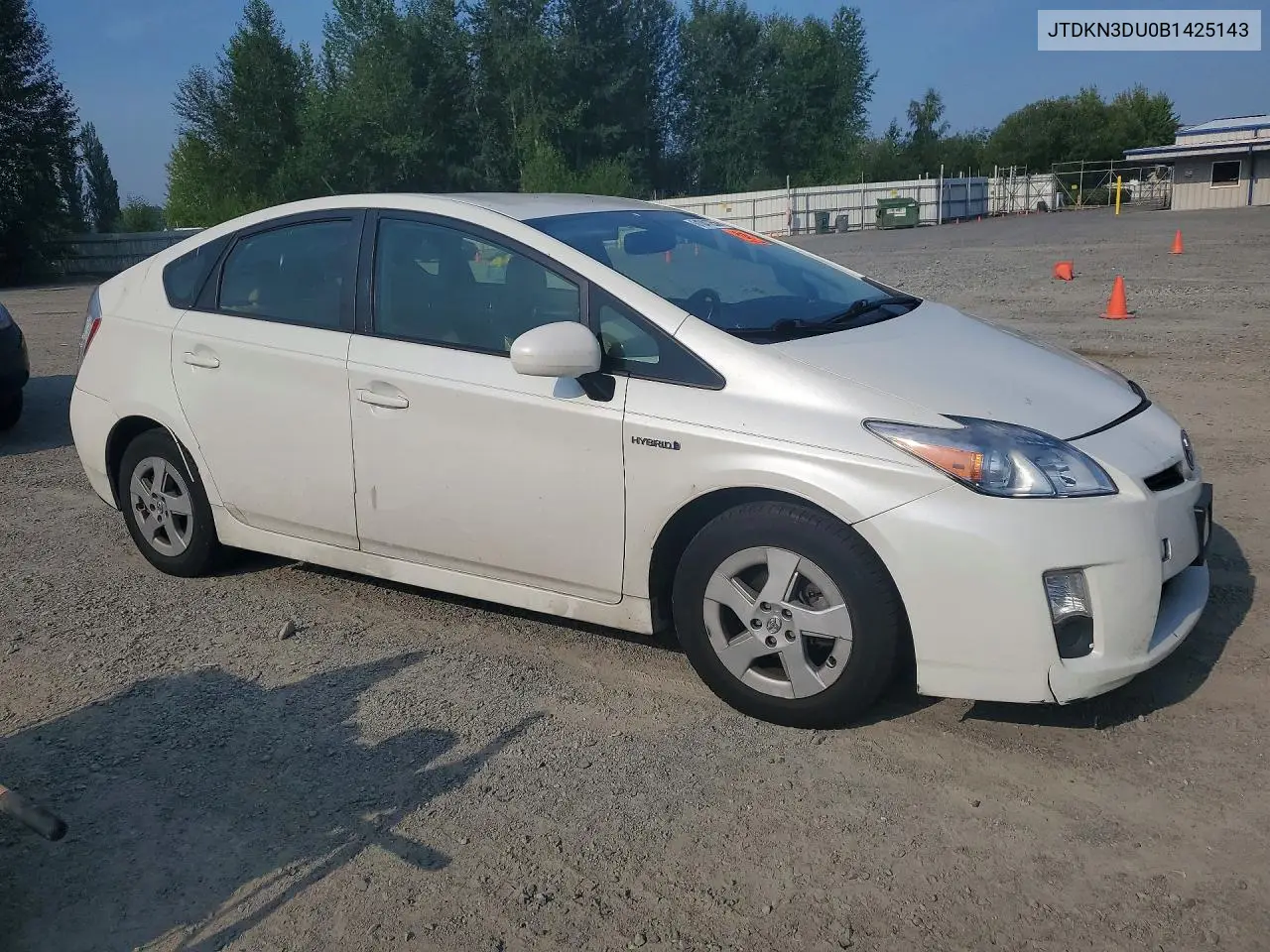 2011 Toyota Prius Four VIN: JTDKN3DU0B1425143 Lot: 61041256