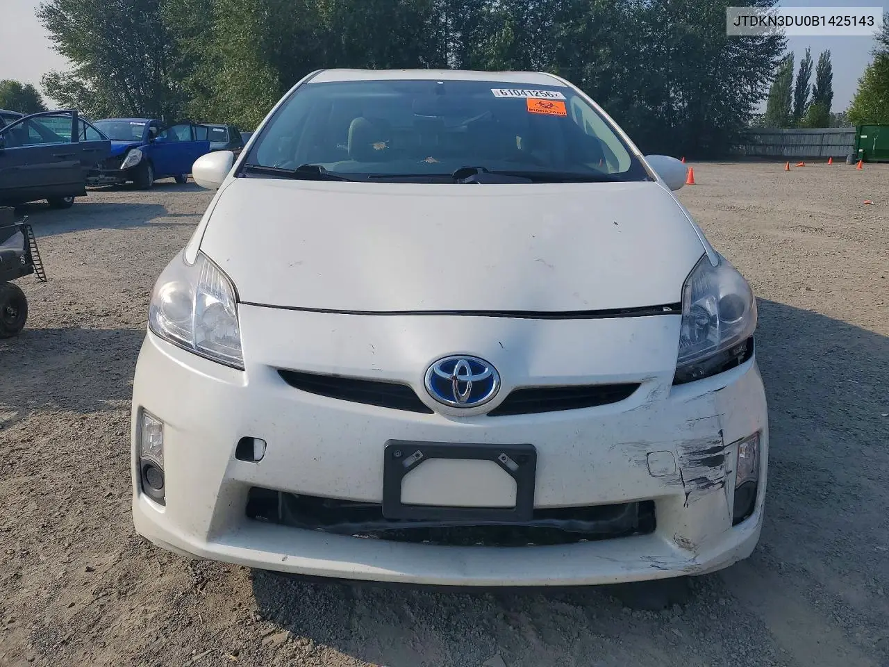 2011 Toyota Prius Four VIN: JTDKN3DU0B1425143 Lot: 61041256