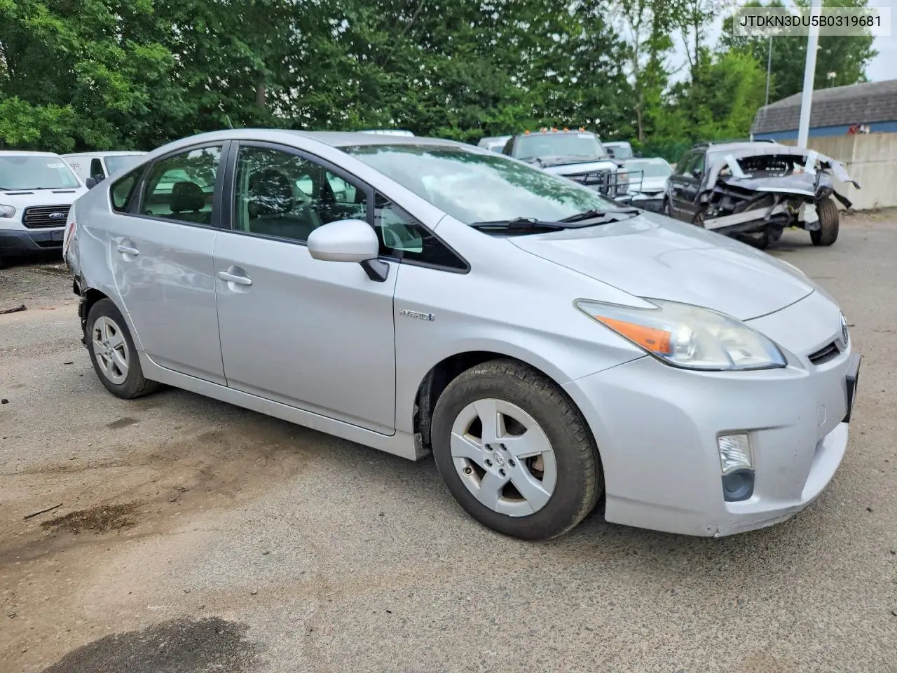 2011 Toyota Prius Four VIN: JTDKN3DU5B0319681 Lot: 61409476