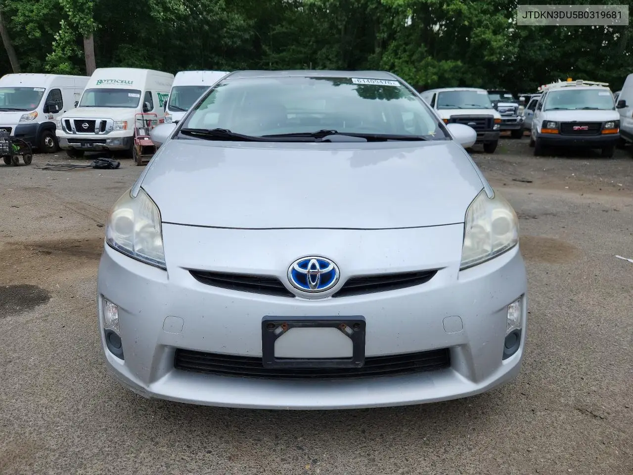 2011 Toyota Prius Four VIN: JTDKN3DU5B0319681 Lot: 61409476