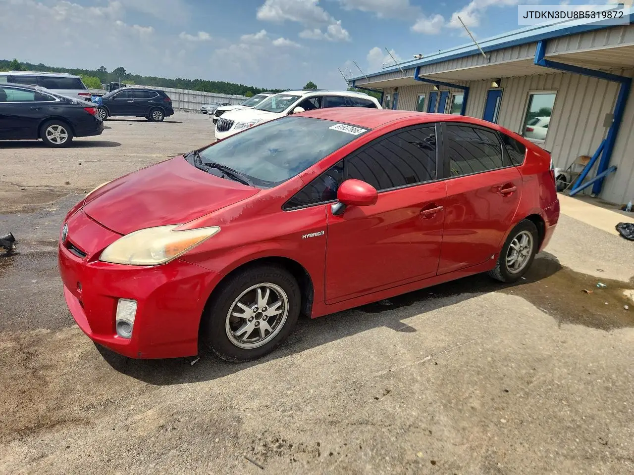 2011 Toyota Prius Two VIN: JTDKN3DU8B5319872 Lot: 61637686