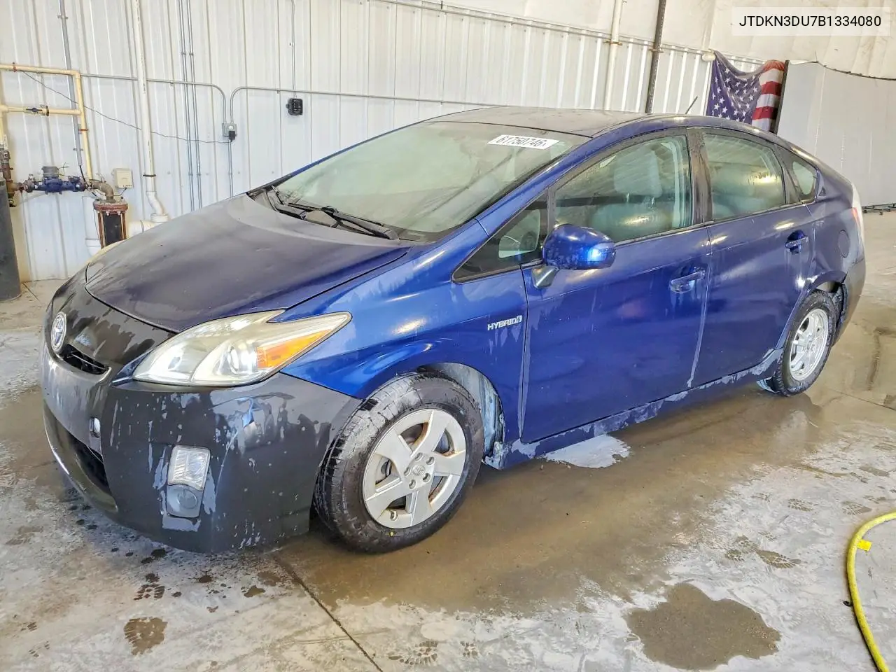 2011 Toyota Prius Two VIN: JTDKN3DU7B1334080 Lot: 61750746