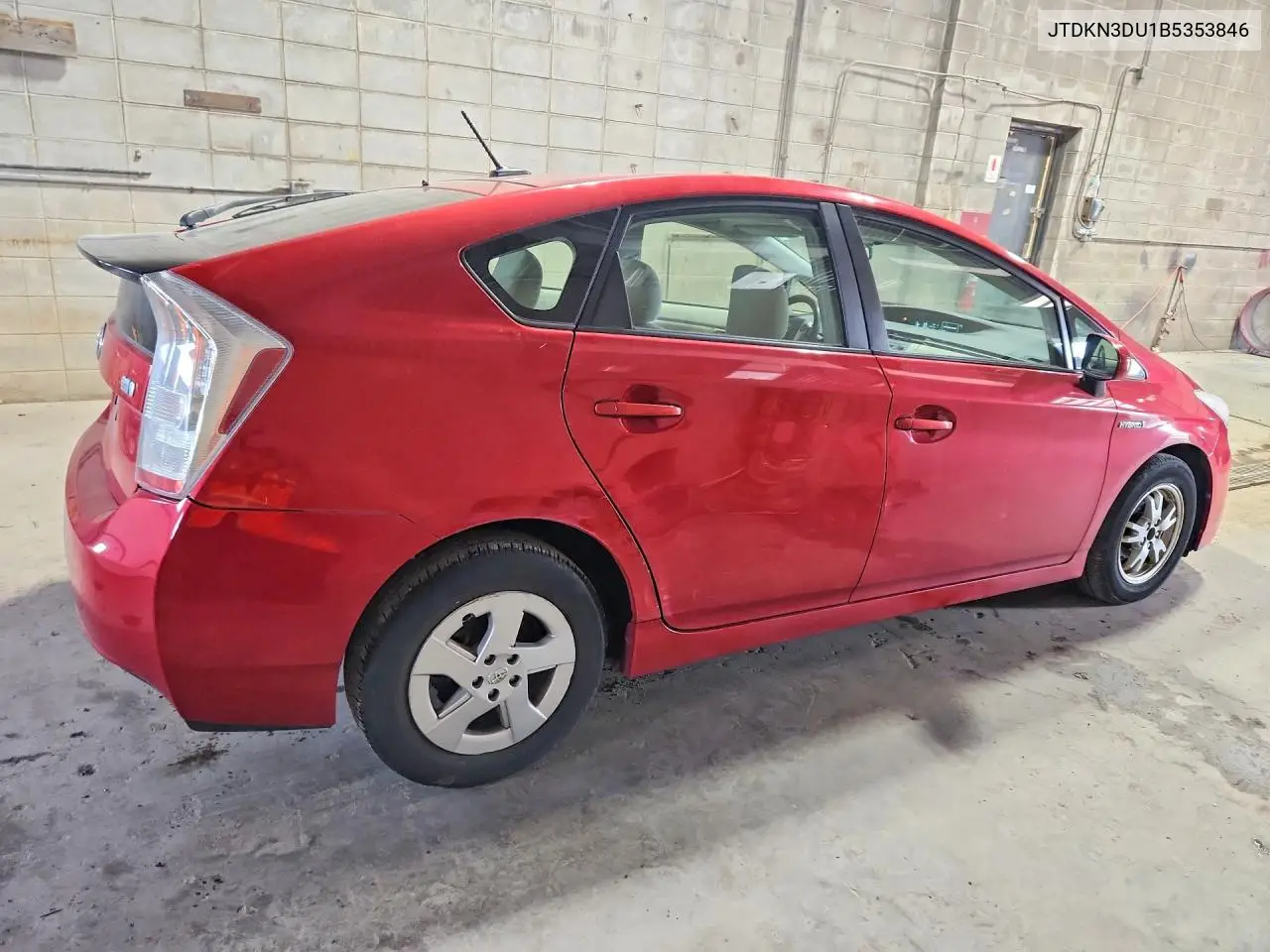 2011 Toyota Prius Two VIN: JTDKN3DU1B5353846 Lot: 61760616