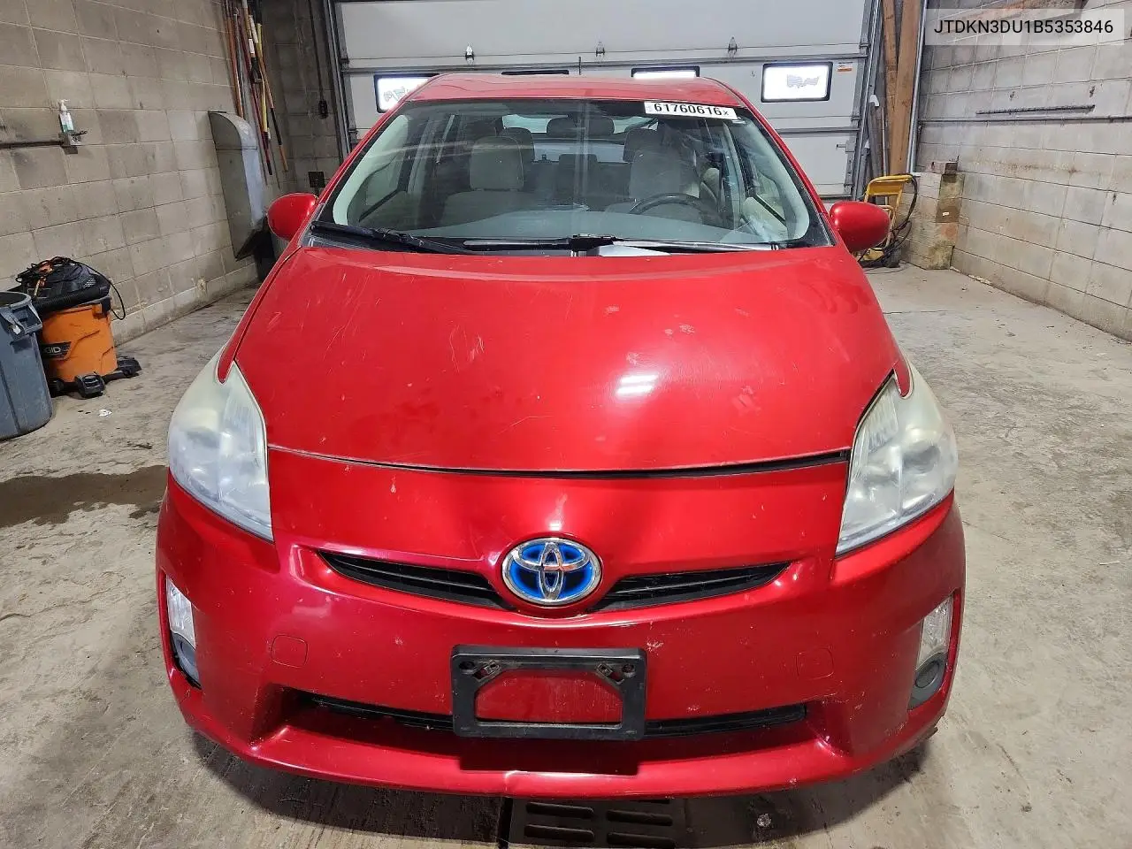 2011 Toyota Prius Two VIN: JTDKN3DU1B5353846 Lot: 61760616
