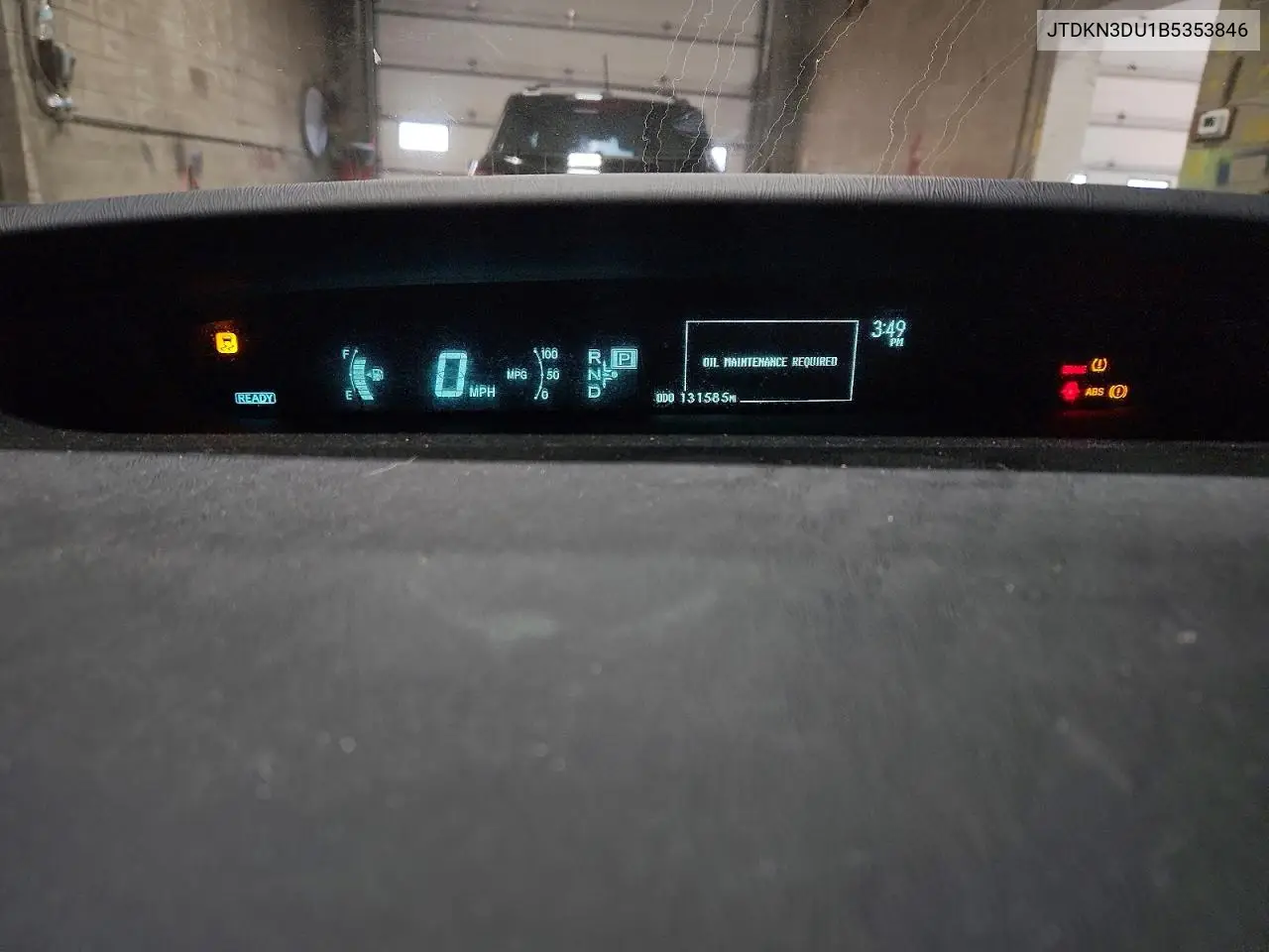 2011 Toyota Prius Two VIN: JTDKN3DU1B5353846 Lot: 61760616
