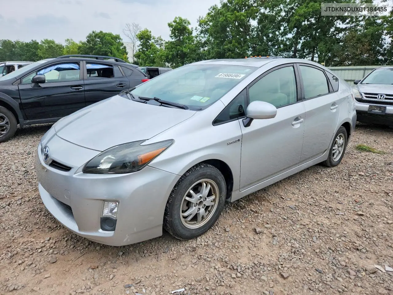 2011 Toyota Prius Two VIN: JTDKN3DUXB1384455 Lot: 61998496
