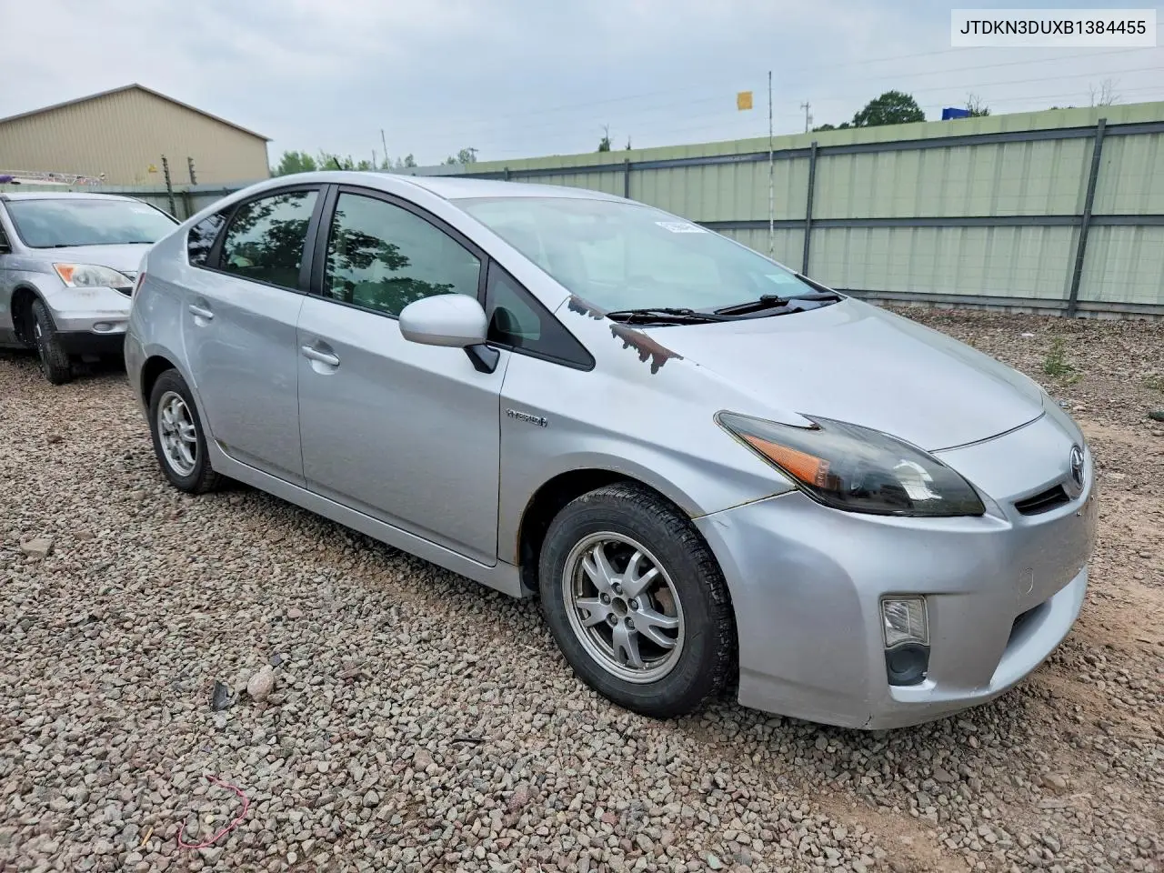 2011 Toyota Prius Two VIN: JTDKN3DUXB1384455 Lot: 61998496