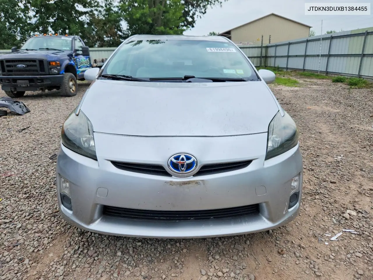 2011 Toyota Prius Two VIN: JTDKN3DUXB1384455 Lot: 61998496