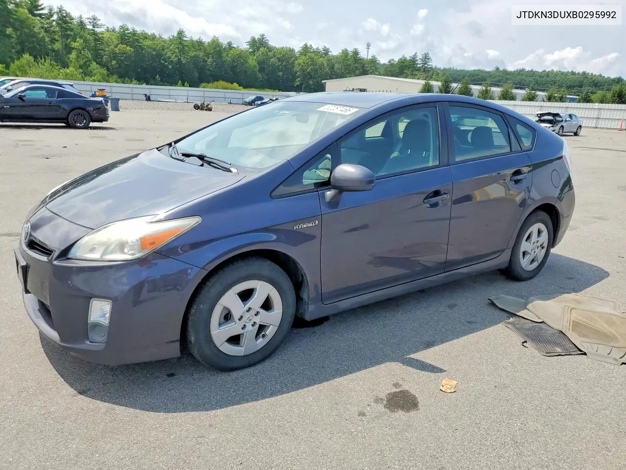 2011 Toyota Prius Two VIN: JTDKN3DUXB0295992 Lot: 62267466