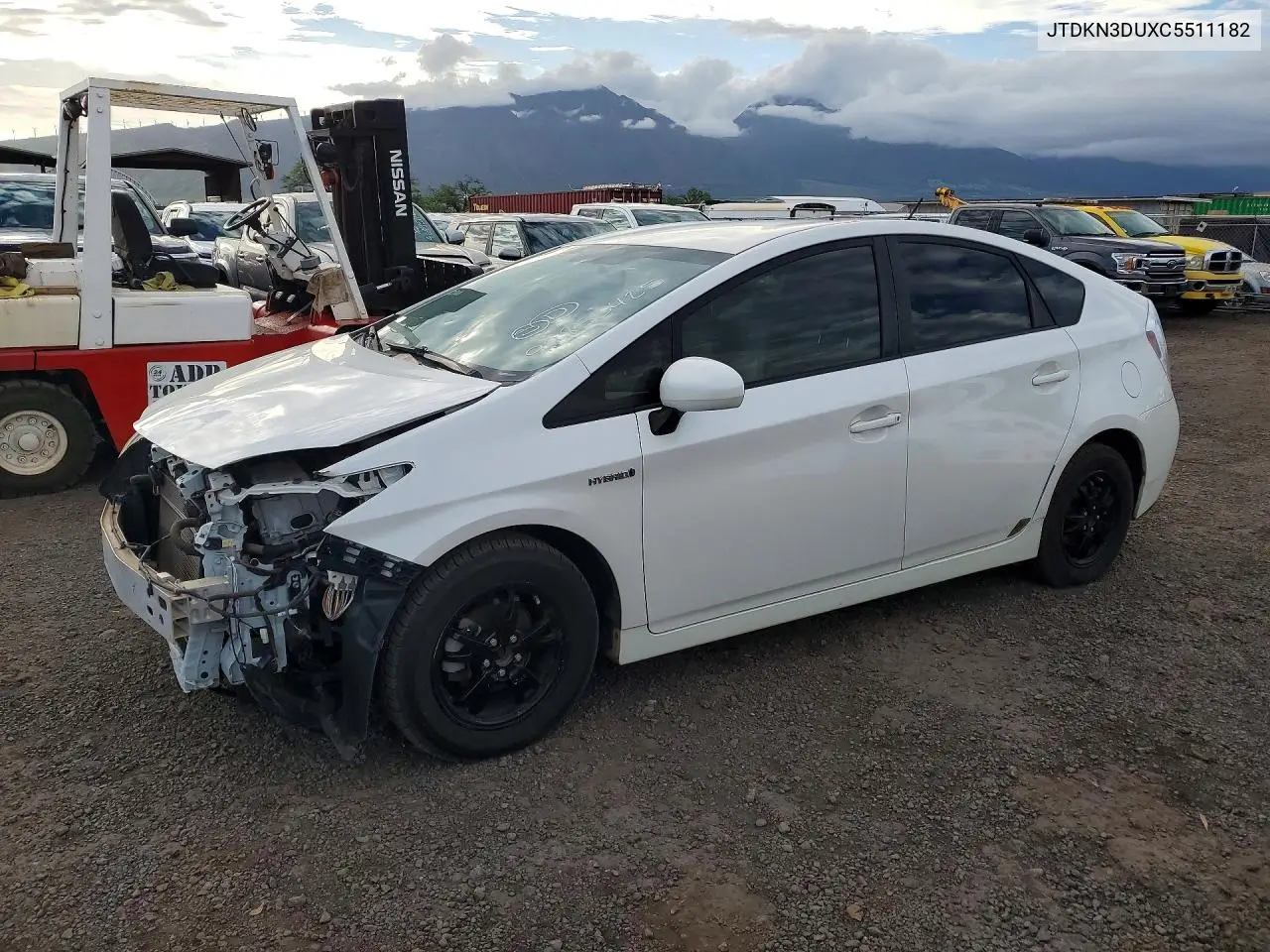JTDKN3DUXC5511182 2012 Toyota Prius Two