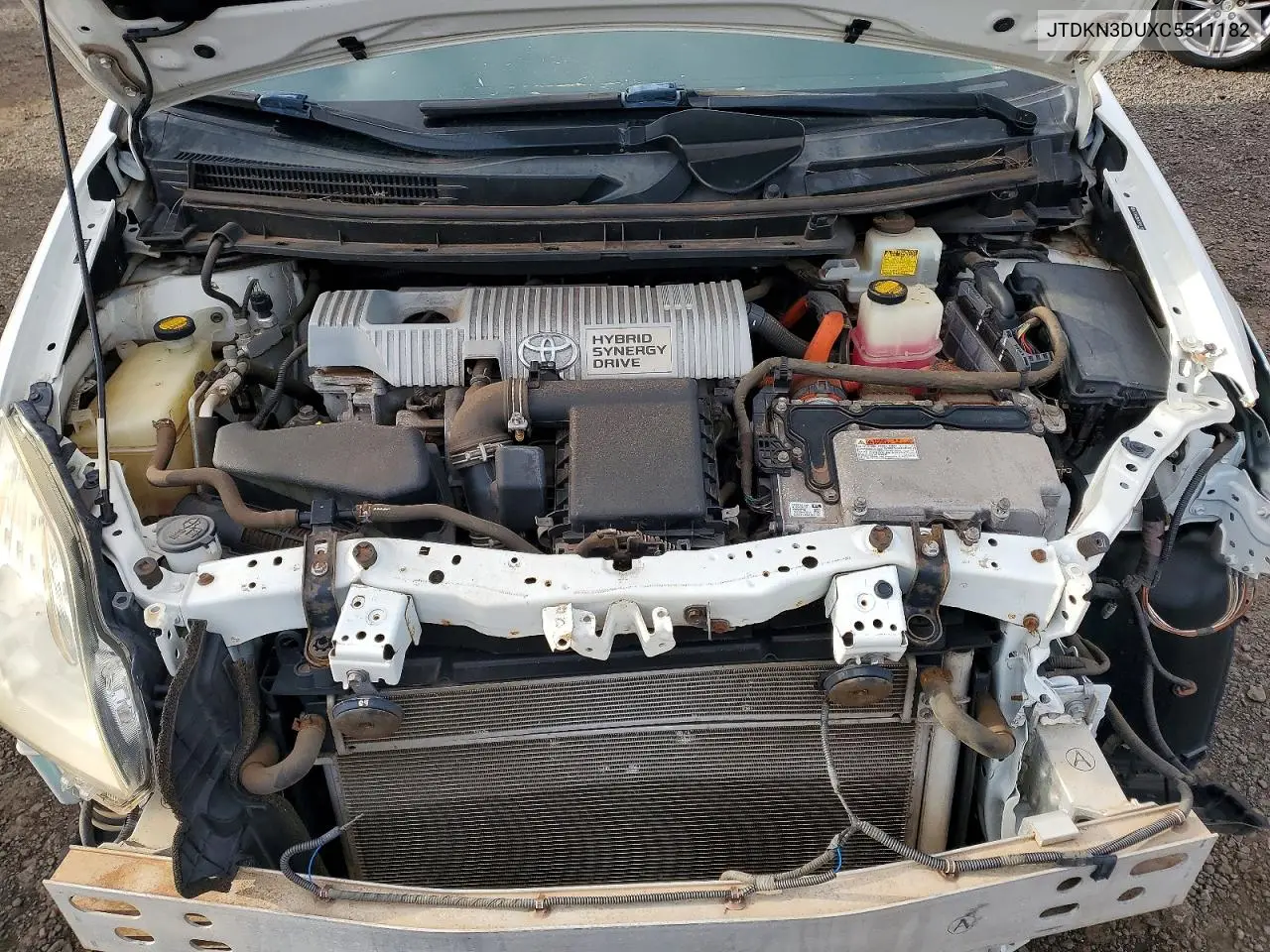 JTDKN3DUXC5511182 2012 Toyota Prius Two