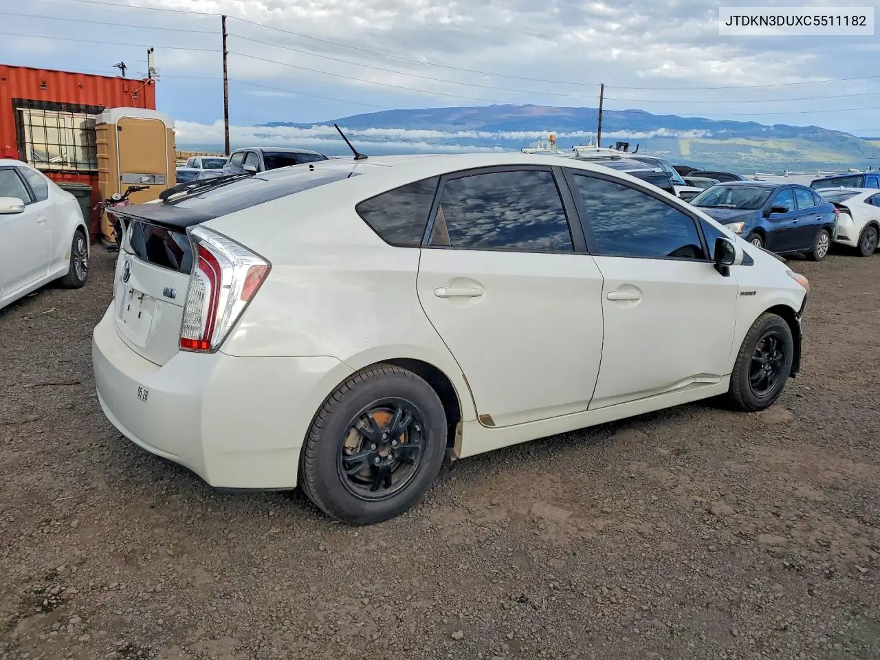 JTDKN3DUXC5511182 2012 Toyota Prius Two