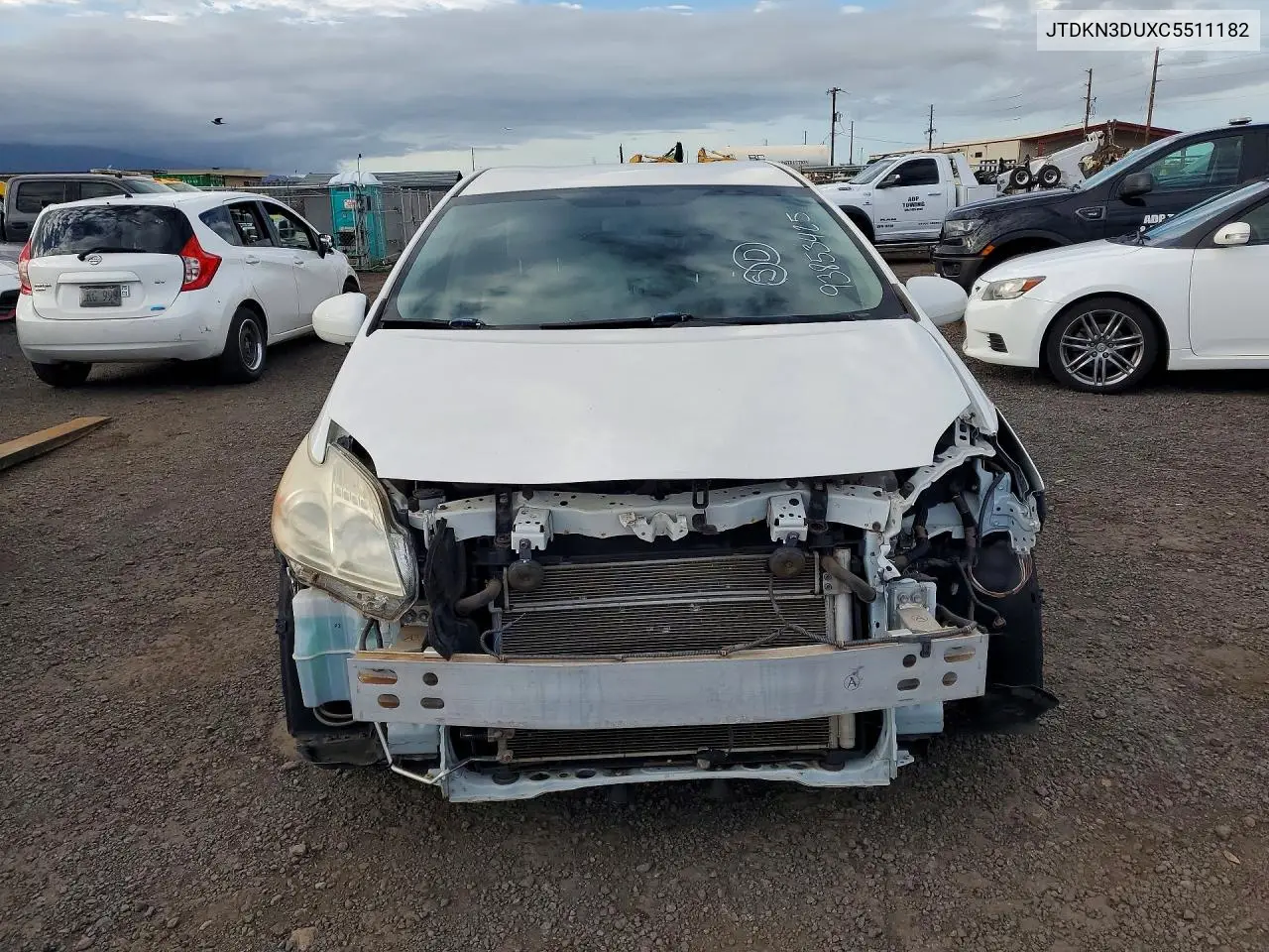 JTDKN3DUXC5511182 2012 Toyota Prius Two