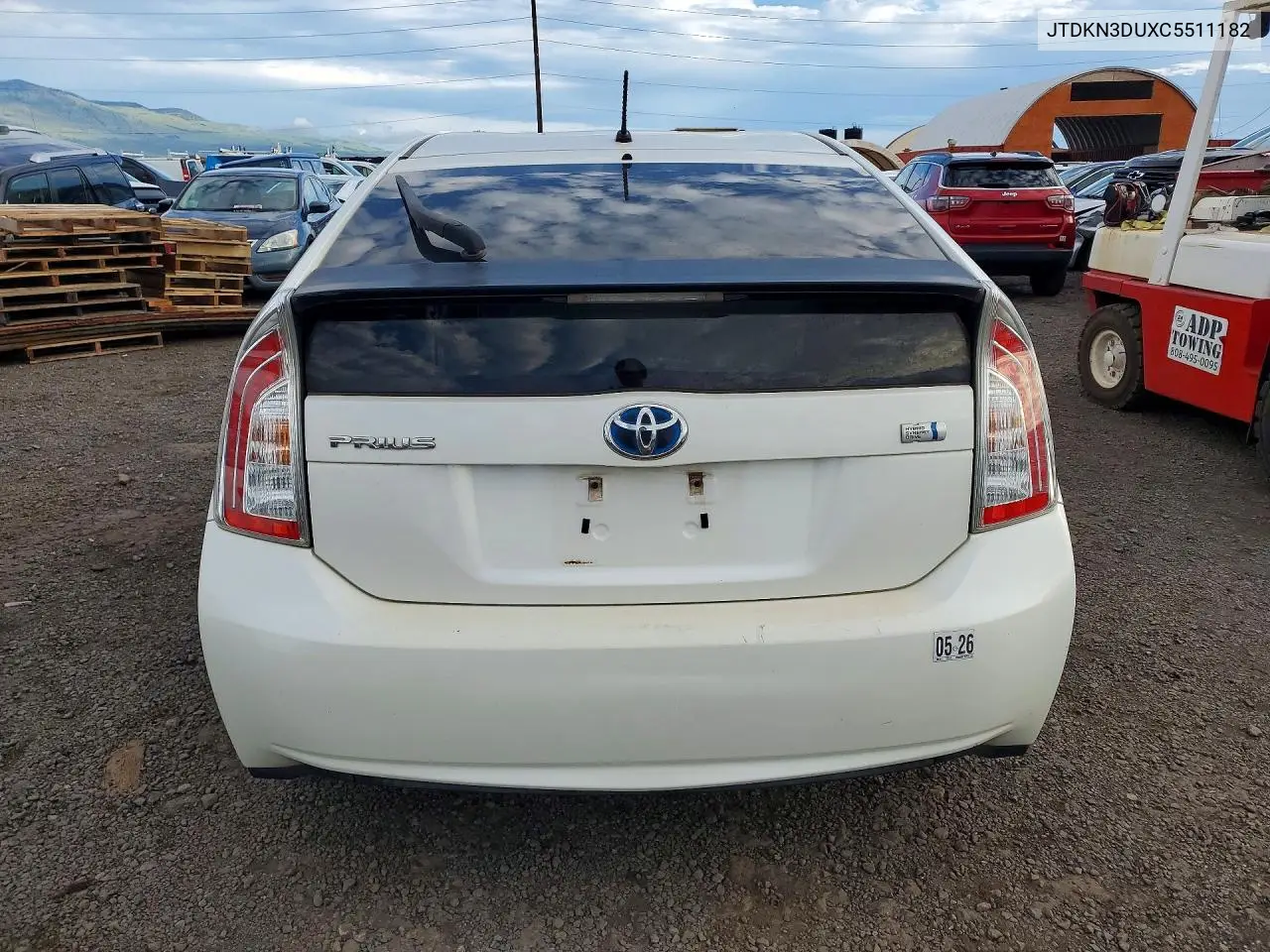 JTDKN3DUXC5511182 2012 Toyota Prius Two