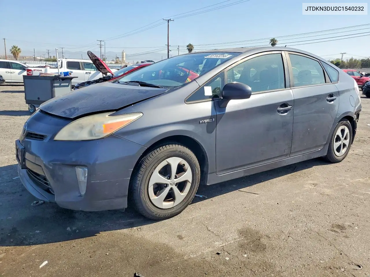 2012 Toyota Prius VIN: JTDKN3DU2C1540232 Lot: 56163256