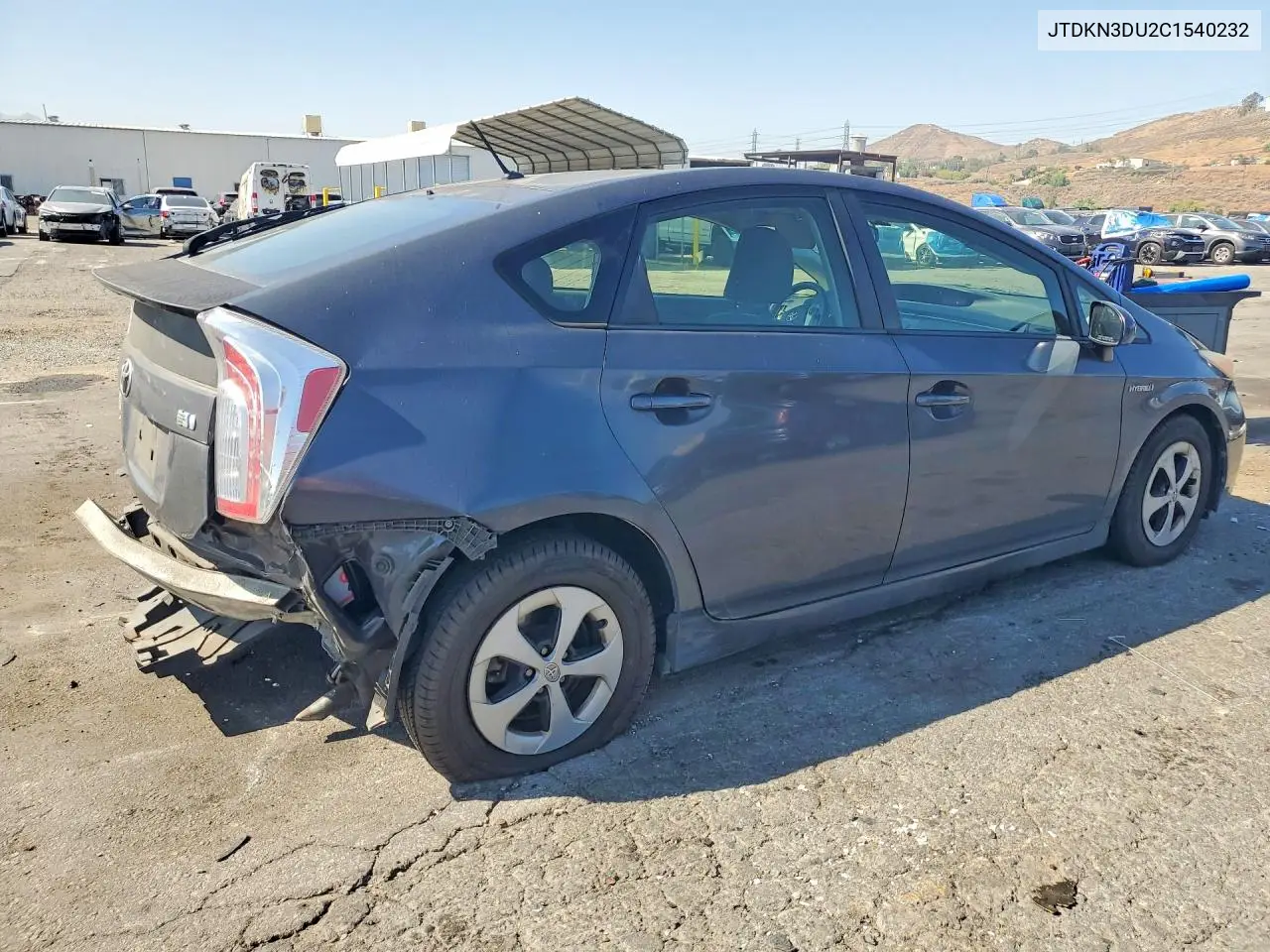 2012 Toyota Prius VIN: JTDKN3DU2C1540232 Lot: 56163256