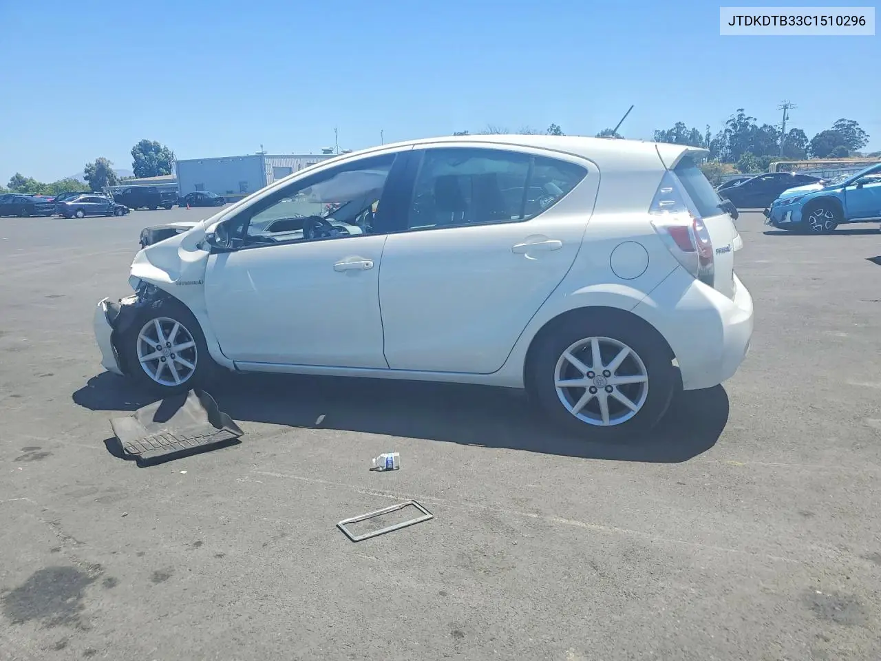 2012 Toyota Prius C Three VIN: JTDKDTB33C1510296 Lot: 56514026
