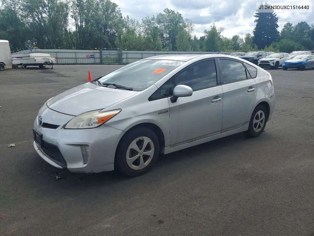 2012 Toyota Prius Three VIN: JTDKN3DUXC1516440 Lot: 56636736