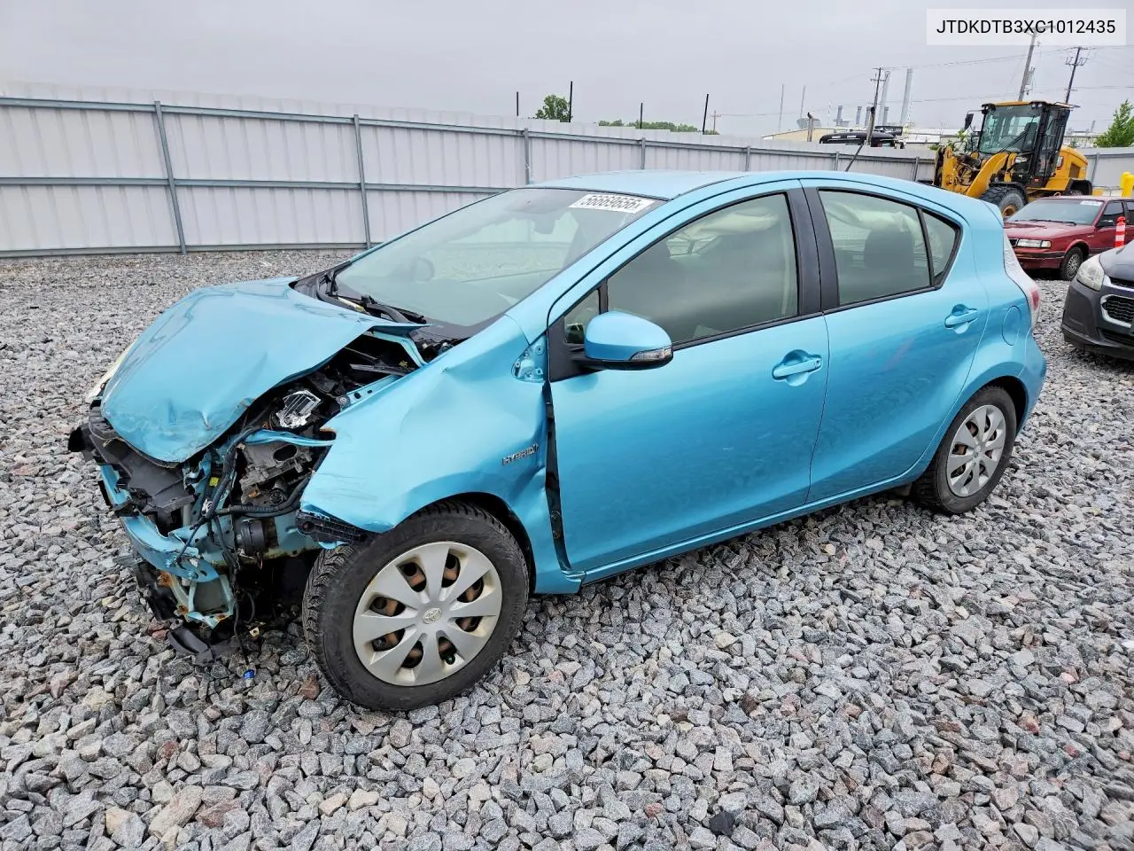 2012 Toyota Prius C Two VIN: JTDKDTB3XC1012435 Lot: 56669656