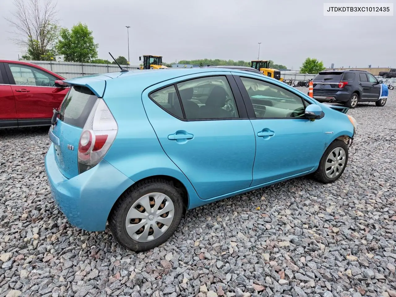 2012 Toyota Prius C Two VIN: JTDKDTB3XC1012435 Lot: 56669656