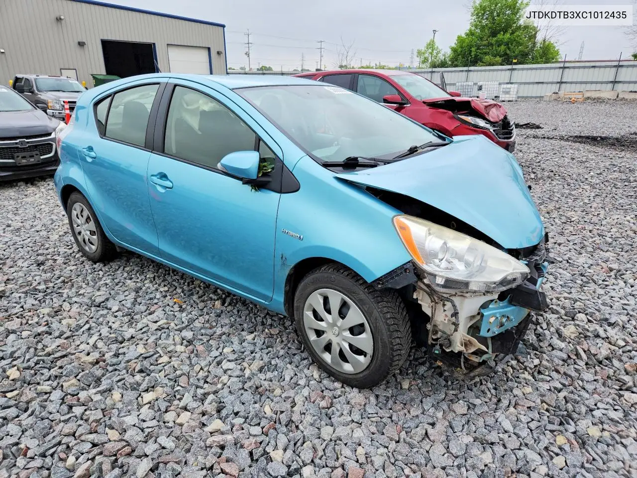 2012 Toyota Prius C Two VIN: JTDKDTB3XC1012435 Lot: 56669656