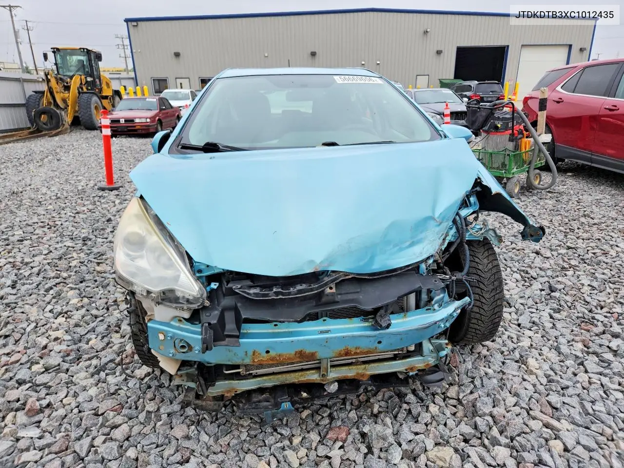 2012 Toyota Prius C Two VIN: JTDKDTB3XC1012435 Lot: 56669656