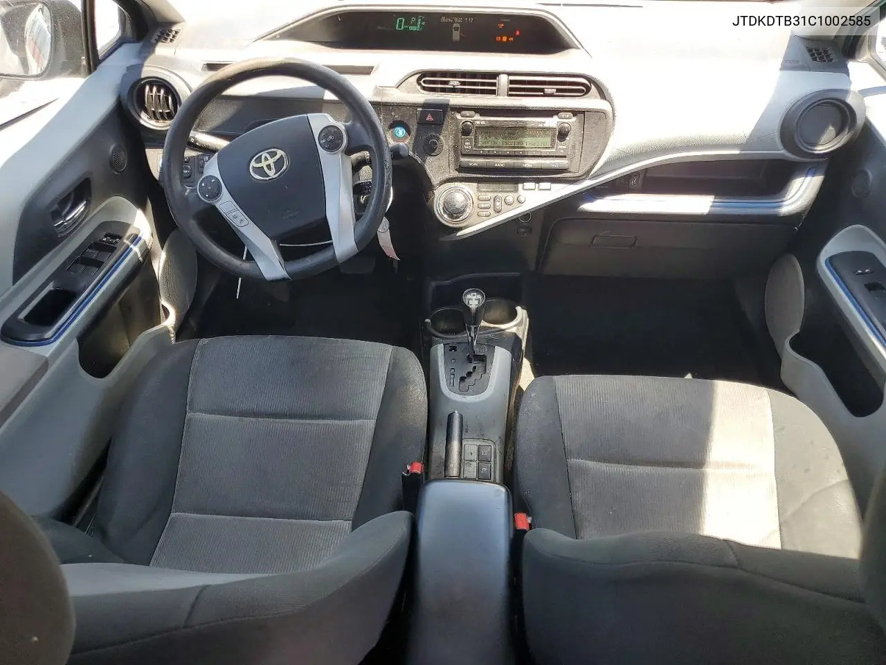 2012 Toyota Prius C Three VIN: JTDKDTB31C1002585 Lot: 57260856