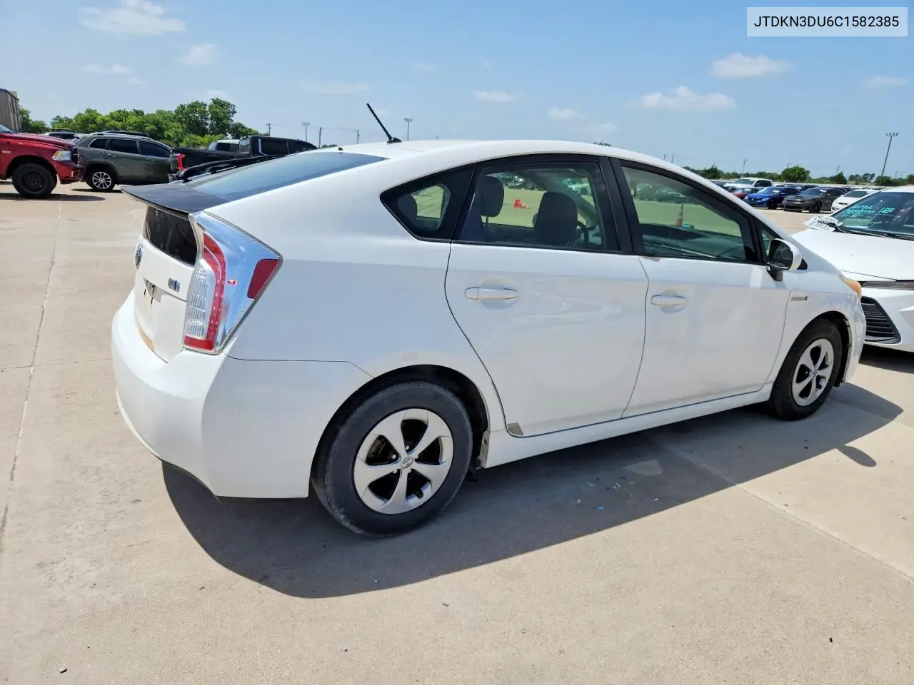 2012 Toyota Prius Two VIN: JTDKN3DU6C1582385 Lot: 58233606