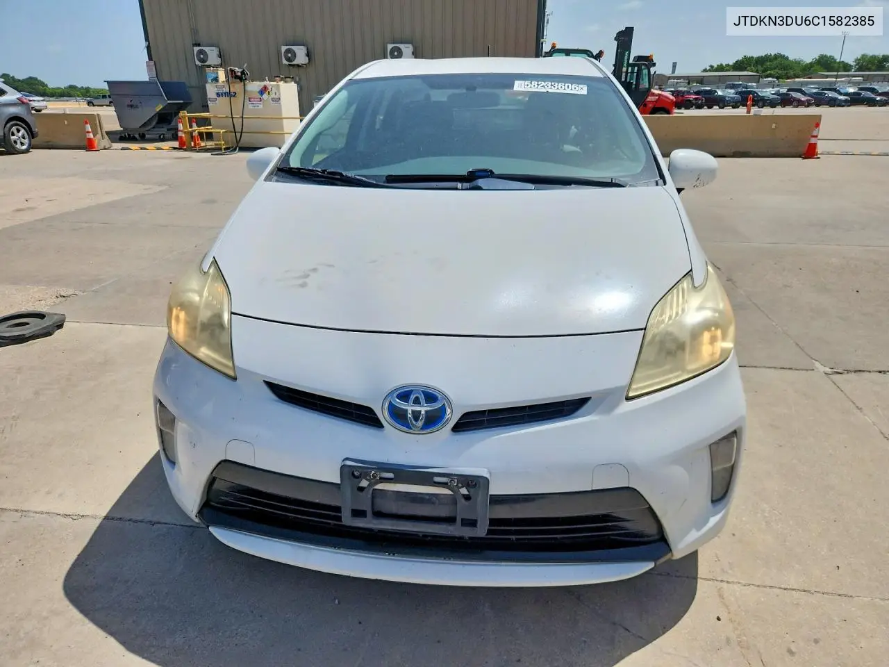 2012 Toyota Prius Two VIN: JTDKN3DU6C1582385 Lot: 58233606
