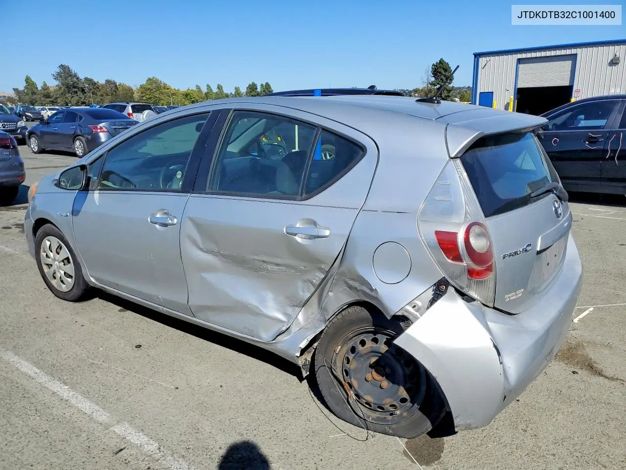 2012 Toyota Prius C Three VIN: JTDKDTB32C1001400 Lot: 58609446