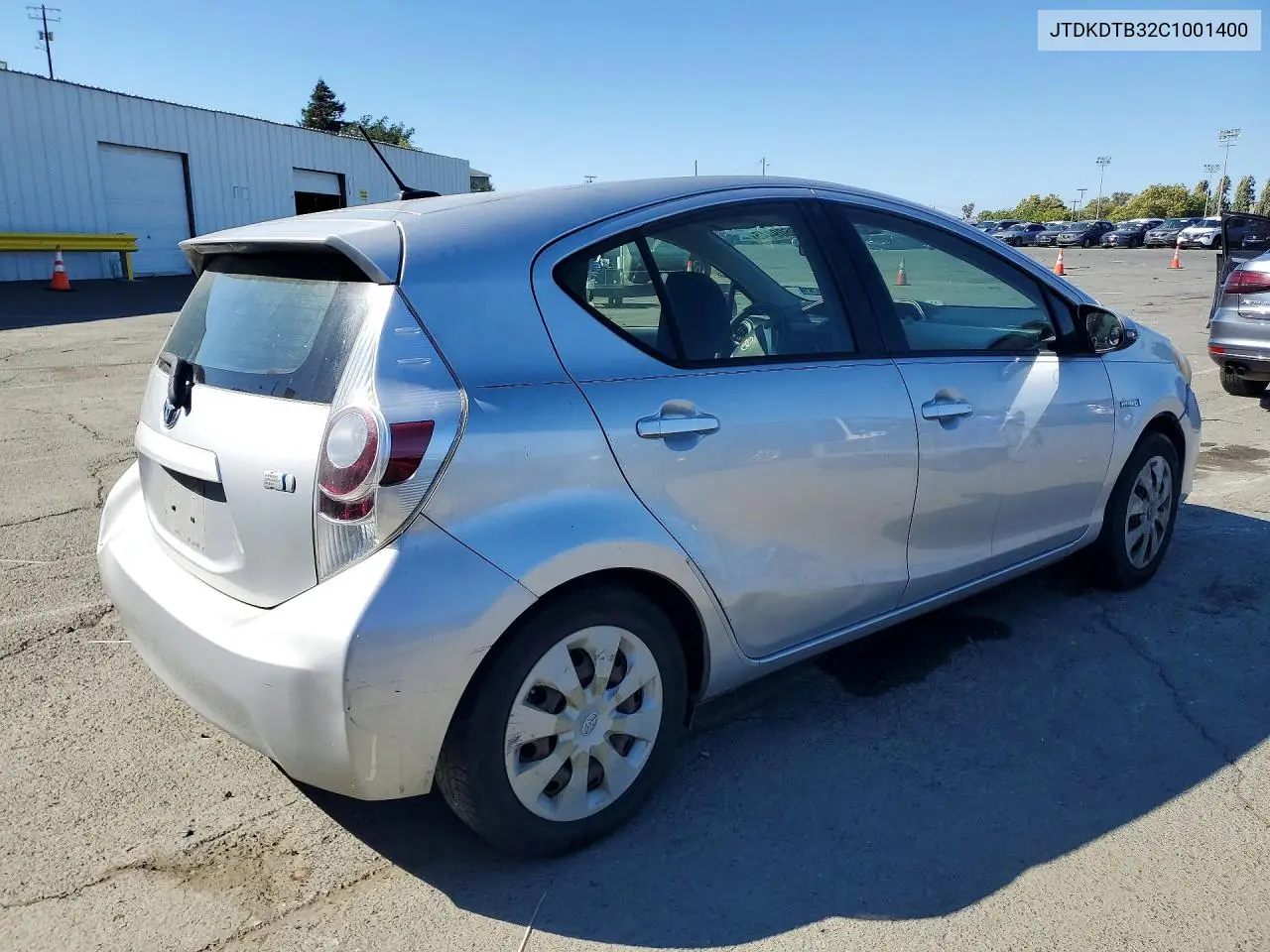 2012 Toyota Prius C Three VIN: JTDKDTB32C1001400 Lot: 58609446