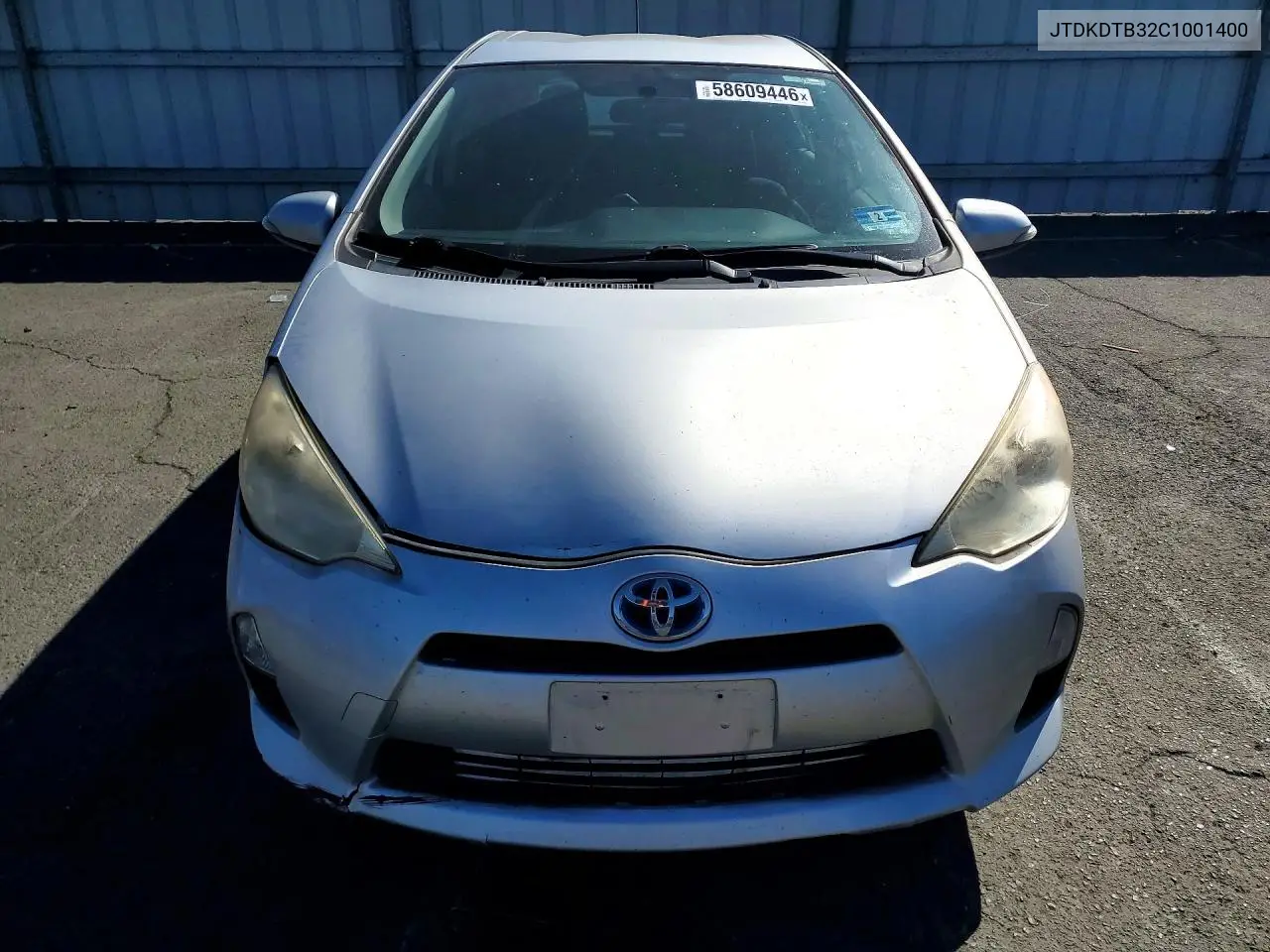 2012 Toyota Prius C Three VIN: JTDKDTB32C1001400 Lot: 58609446