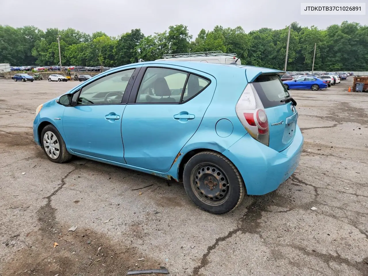 2012 Toyota Prius C Two VIN: JTDKDTB37C1026891 Lot: 58682806