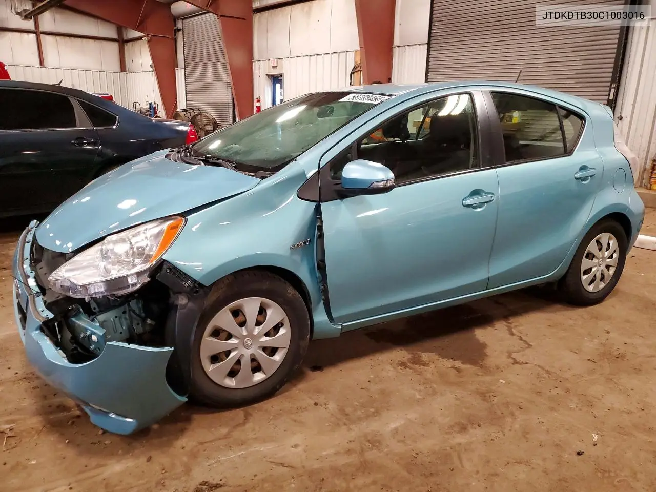 2012 Toyota Prius C Two VIN: JTDKDTB30C1003016 Lot: 58788466